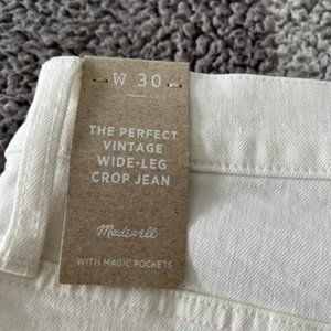 Madewell Perfect Vintage Wide-Leg Crop Jean